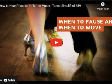 How to hear phrasing in tango